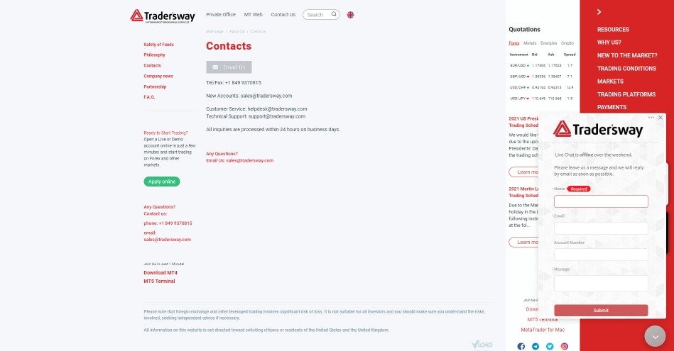 TradersWay Review customer support info TradersWay Review customer support info